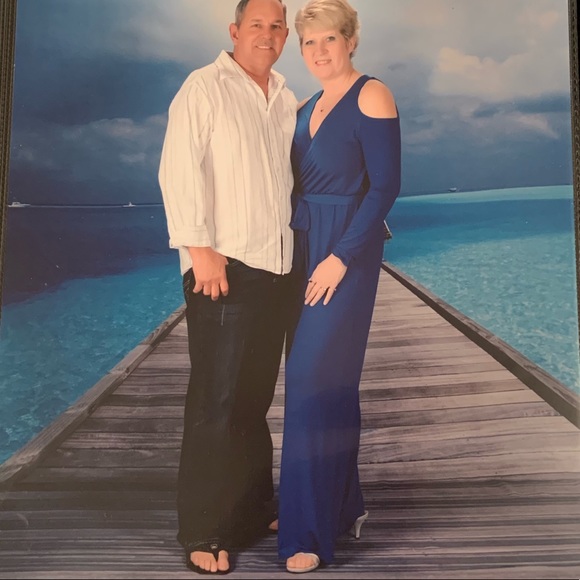 Blue jumpsuit - Picture 2 of 3